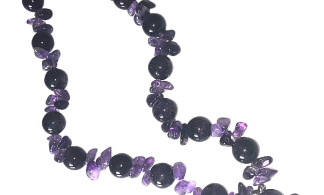 Chunky Purple Necklace