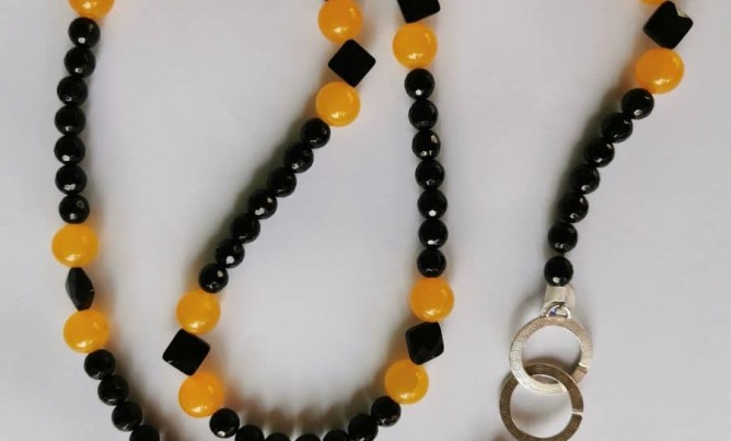 Onyx & Jasper Necklace